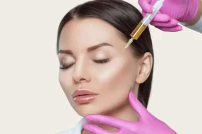 Vial of platelet rich fibrin (PRF) being prepared for under-eye and facial rejuvenation injection at Touch and Glow Med Spa in Glendale, AZ.
